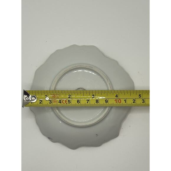 Vintage Ucagco Japan Hand Painted Plate Fruit Design Signed Wall Hang Decor - Picture 6 of 6